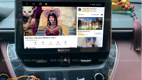 Màn hình DVD Android liền camera 360 xe Toyota Cross 2020 - nay | Elliview S4 Deluxe 